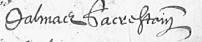 Signature Balthazar Dalmas