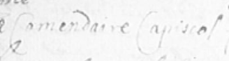Signature Etienne de Commendaire