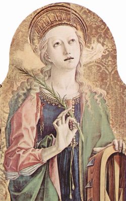 Carlo Crivelli Catherine d Alexandrie 250