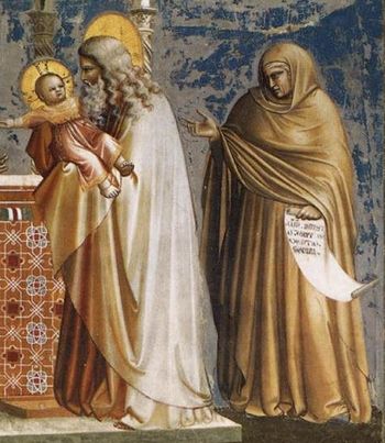 Saint Siméon et sainte Anne