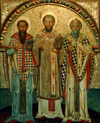 Saint Basile le Grand, saint Jean Chrysostome et saint Grégoire de Nazianze 