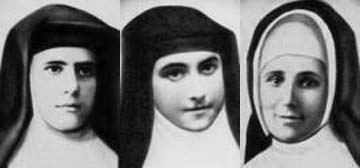 Marie du Refuge et 2 compagnes